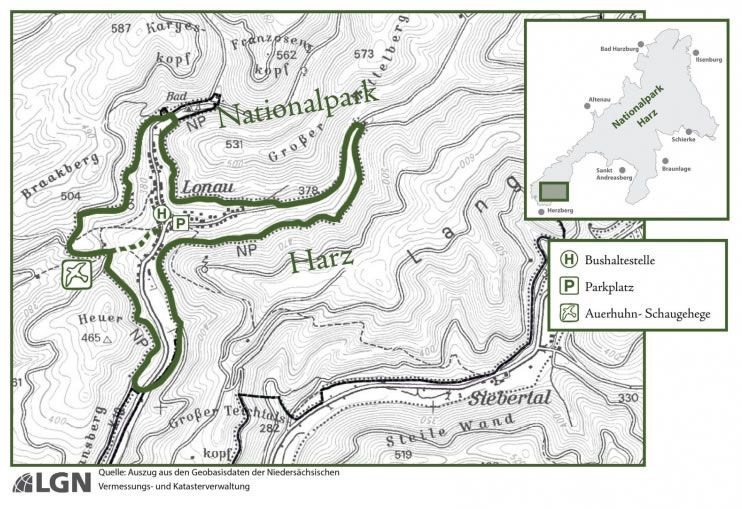 Wanderweg Rund um Lonau